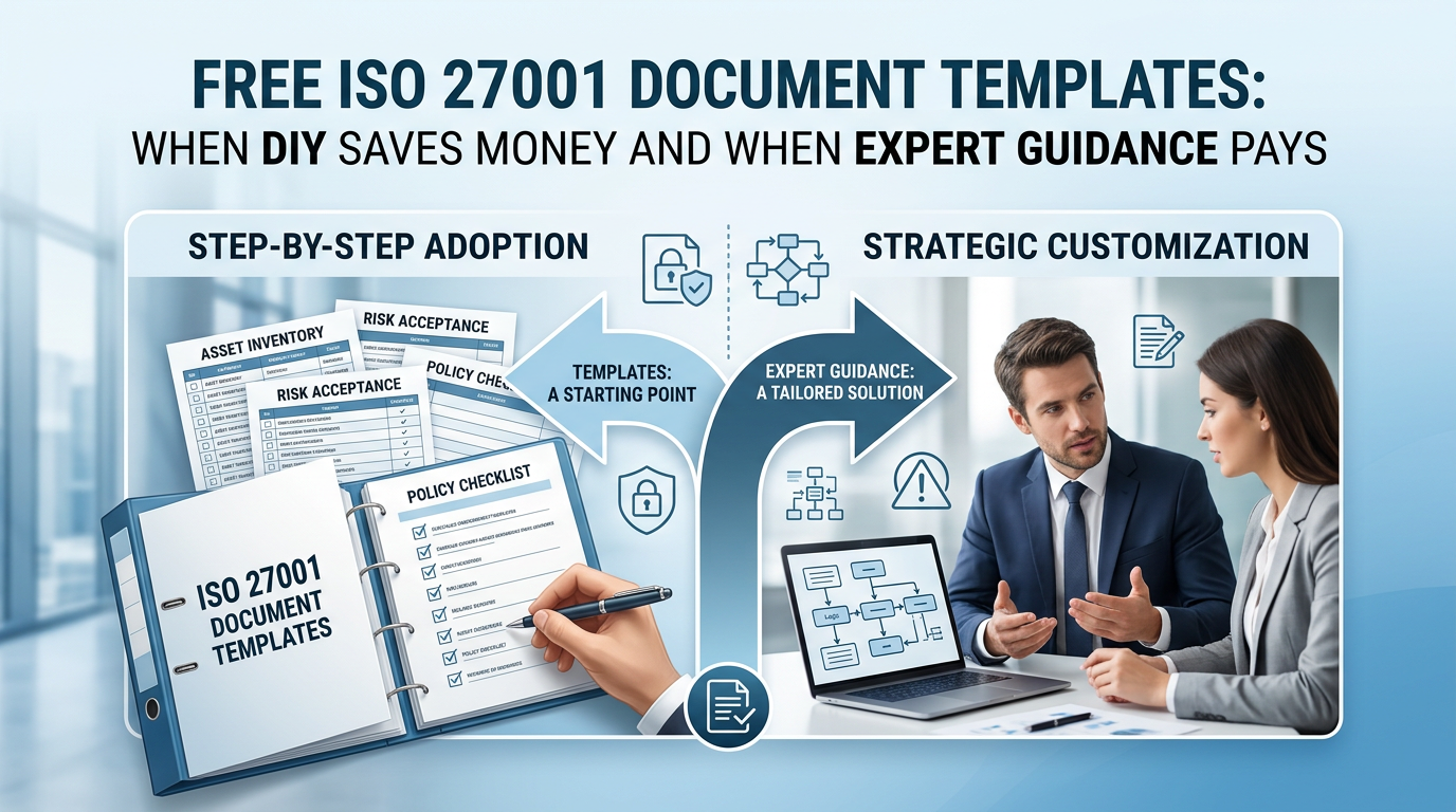 Free ISO 27001 Document Templates: When DIY Saves Money and When Expert Guidance Pays